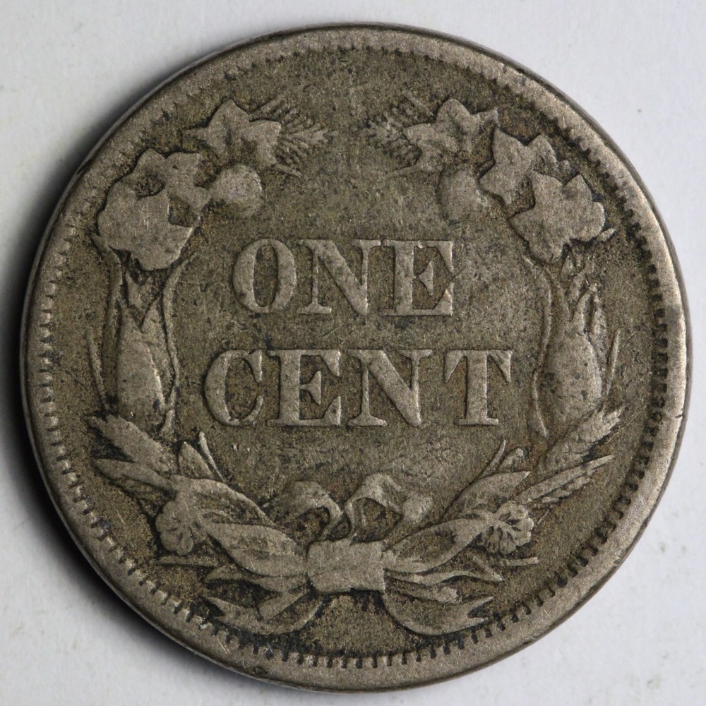 1858 S.L. Flying Eagle Cent Penny VF E199 JNE