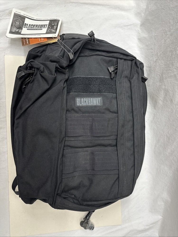 Old School Blackhawk M7 Med Pack Backpack Black IFAK Aid Hydrastorm