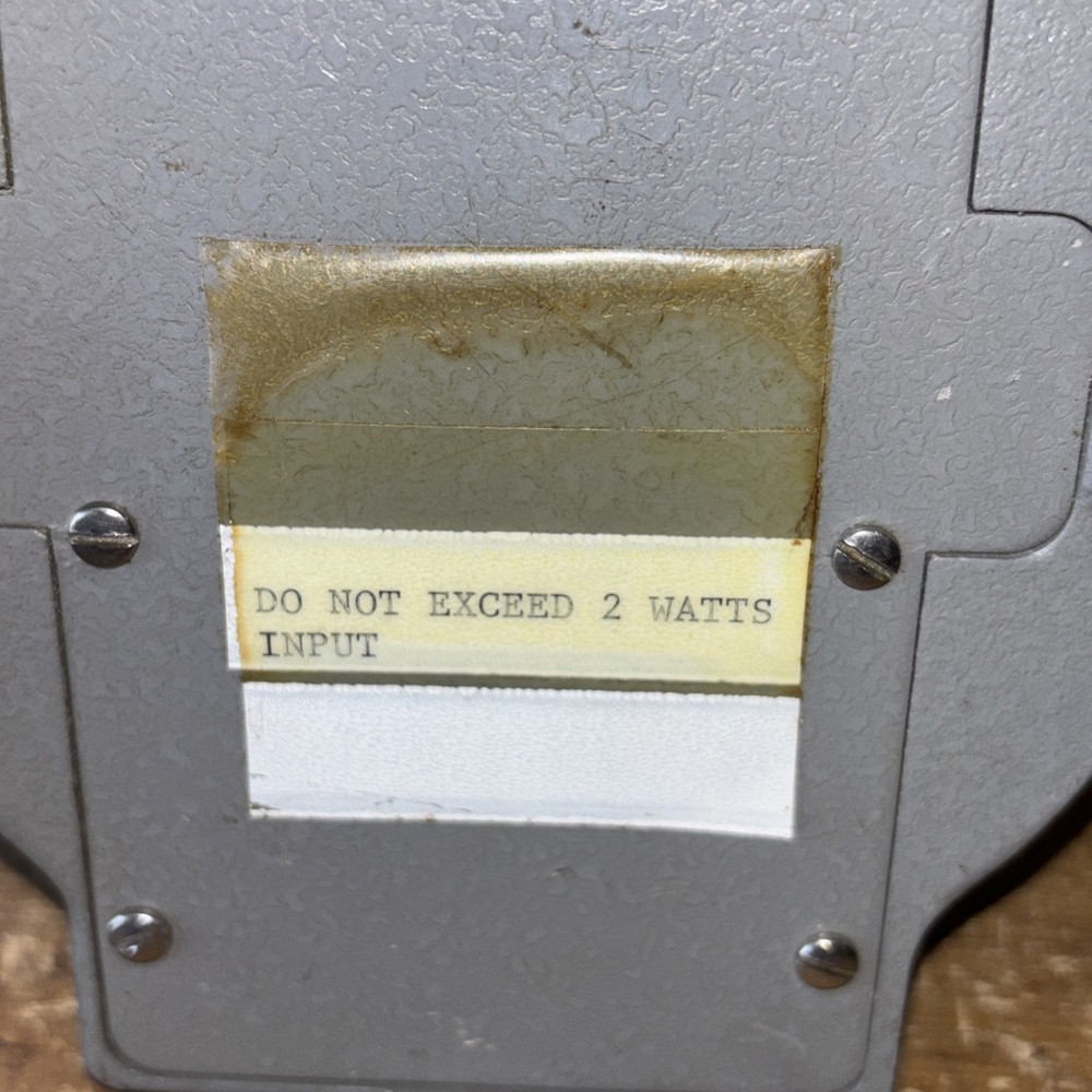 Weinschel Engineering Model 905 Dial Attenuator Untested