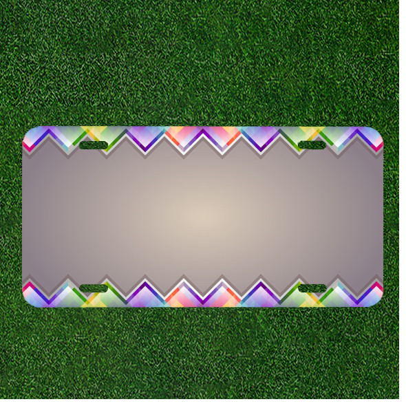 Custom Personalized License Plate With Creative Design Art Add Names