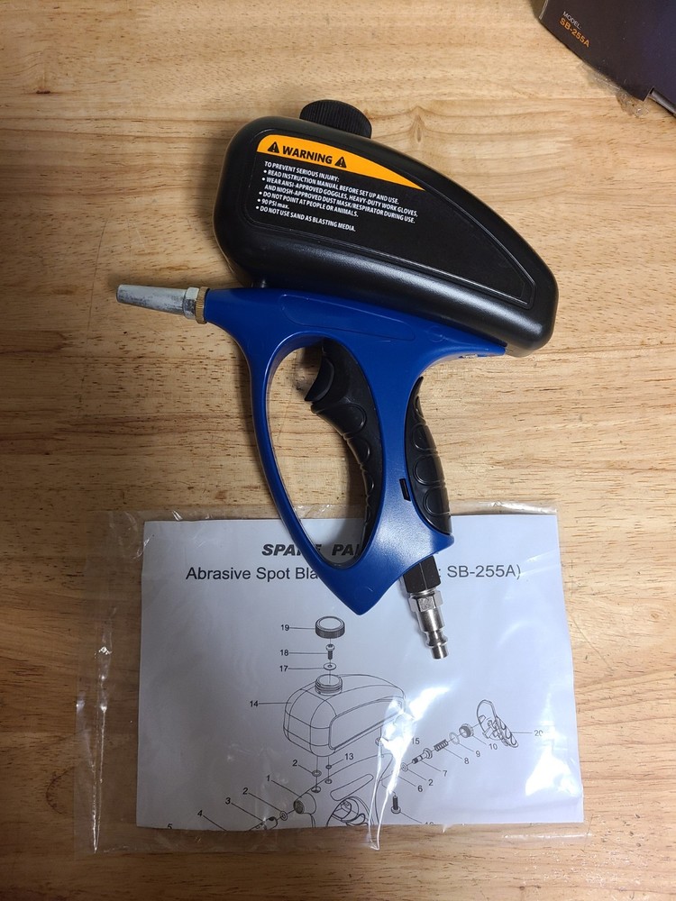 Air Abrasive Spot Blaster Gun
