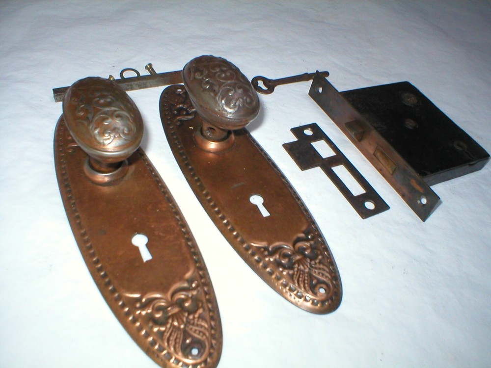 Antique Victorian Era Door Hardware