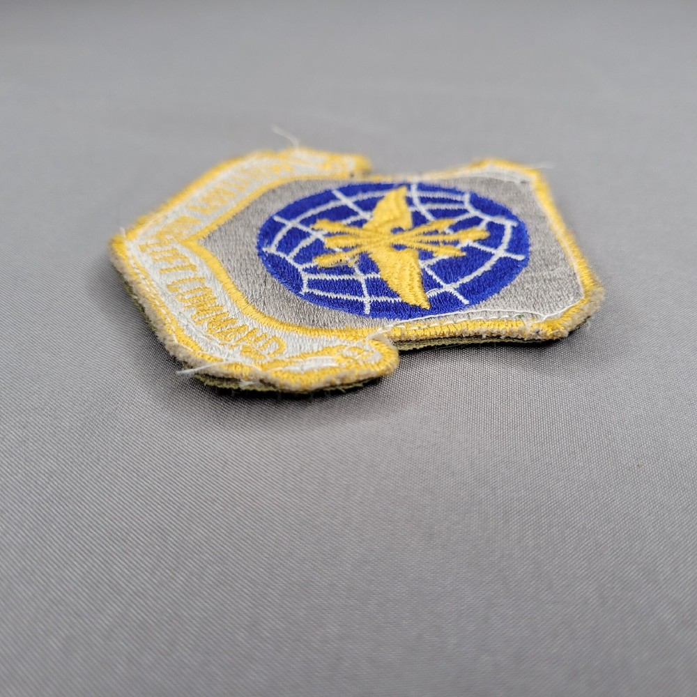 US Air Force Military Airlift Command Patch MAC AFB USAF Hook & Loop Embroidered