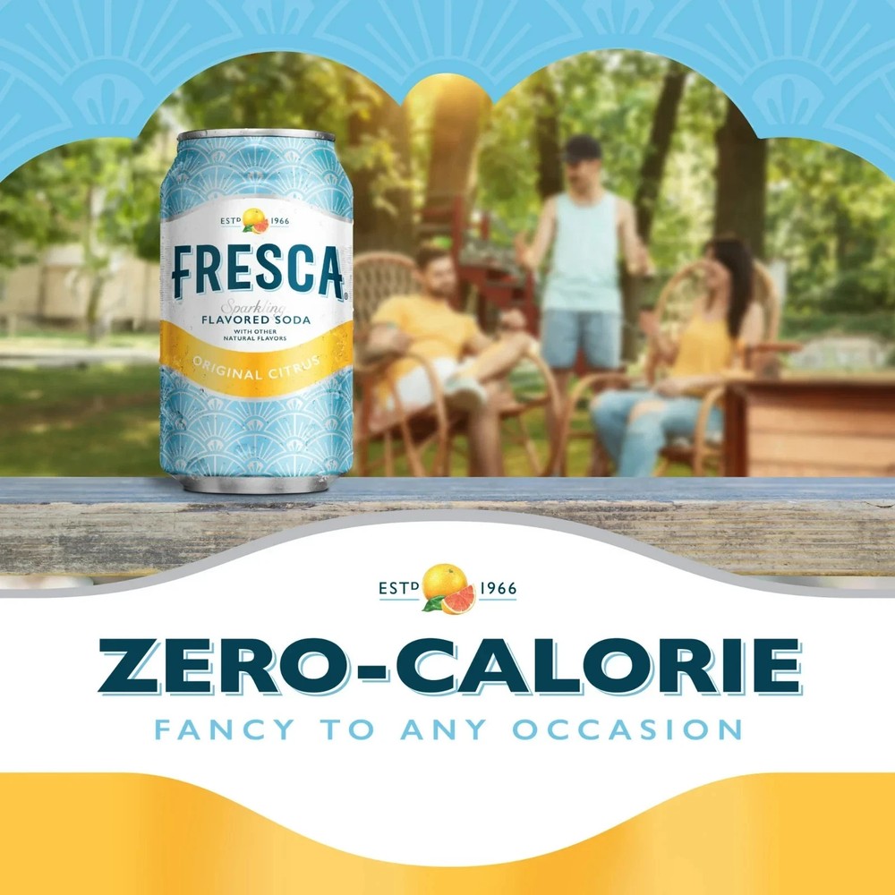 Fresca grapefruit citrus Soda Pop, 12 fl oz, 12 Pack Cans.....