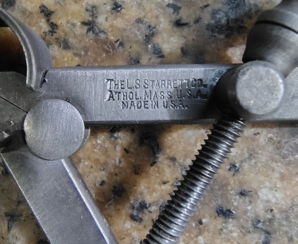 🗽VINTAGE STARRETT ID 4" CALIPER