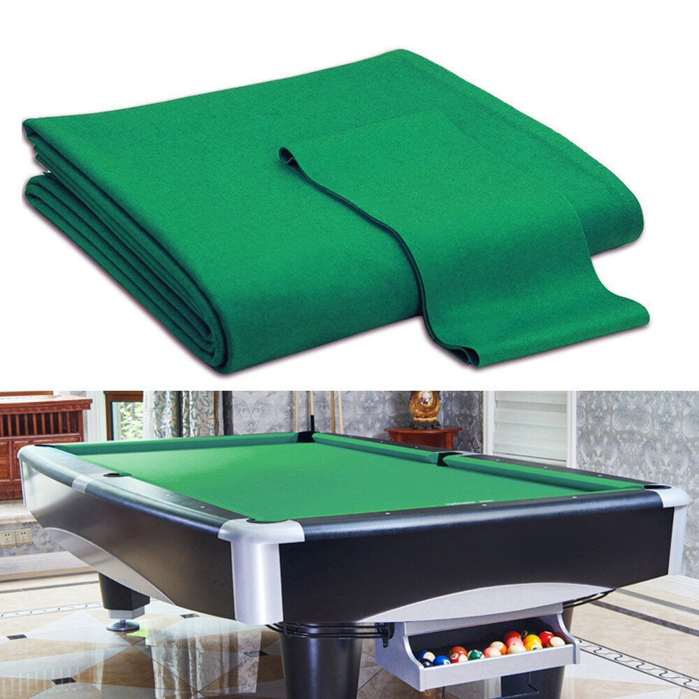 Pool Table Cloth Worsted Wool Billiard Table Felt Replacement for 7/8/9ft Table