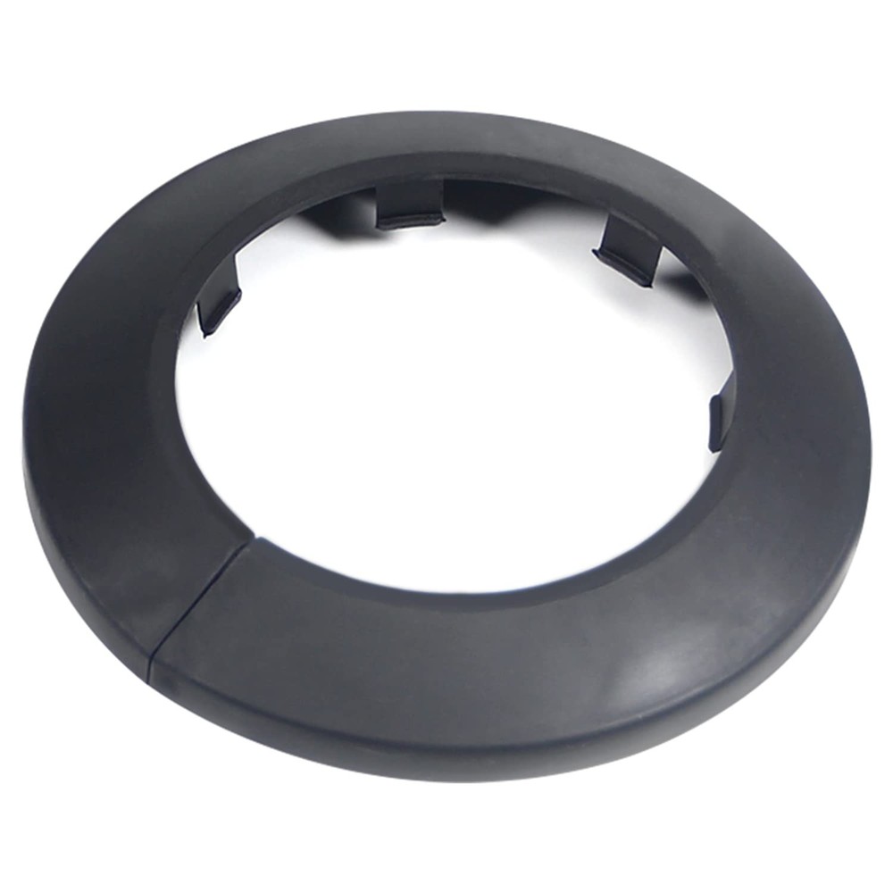 Yinpecly 1Pc Fit 2.37" Outer Diameter Flange Pipe Dia, Black