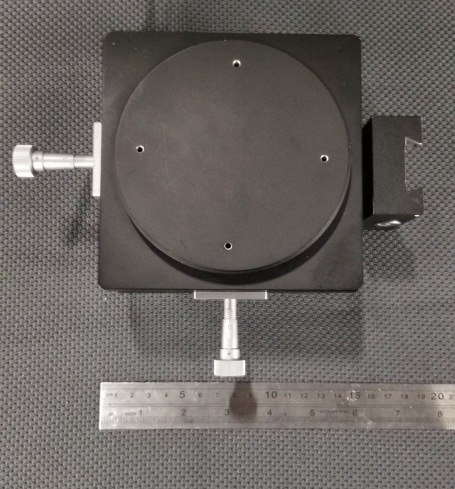 Nikon Interferometry Stage IF Tilting Rotating XY w/ Toolmaker Microscope Mount