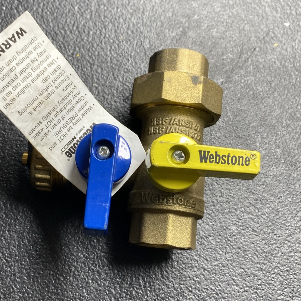 WEBSTONE NIBCO TANKLESS HEATER VALVE NSF ANSI 61 | 372 | 3/4 LF | 250CWP |