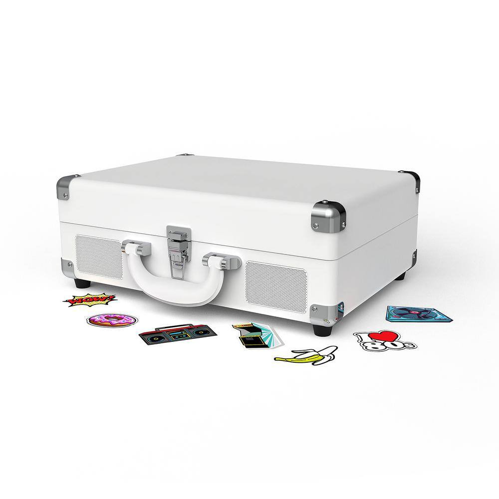 Canvas Bluetooth Suitcase Record Player