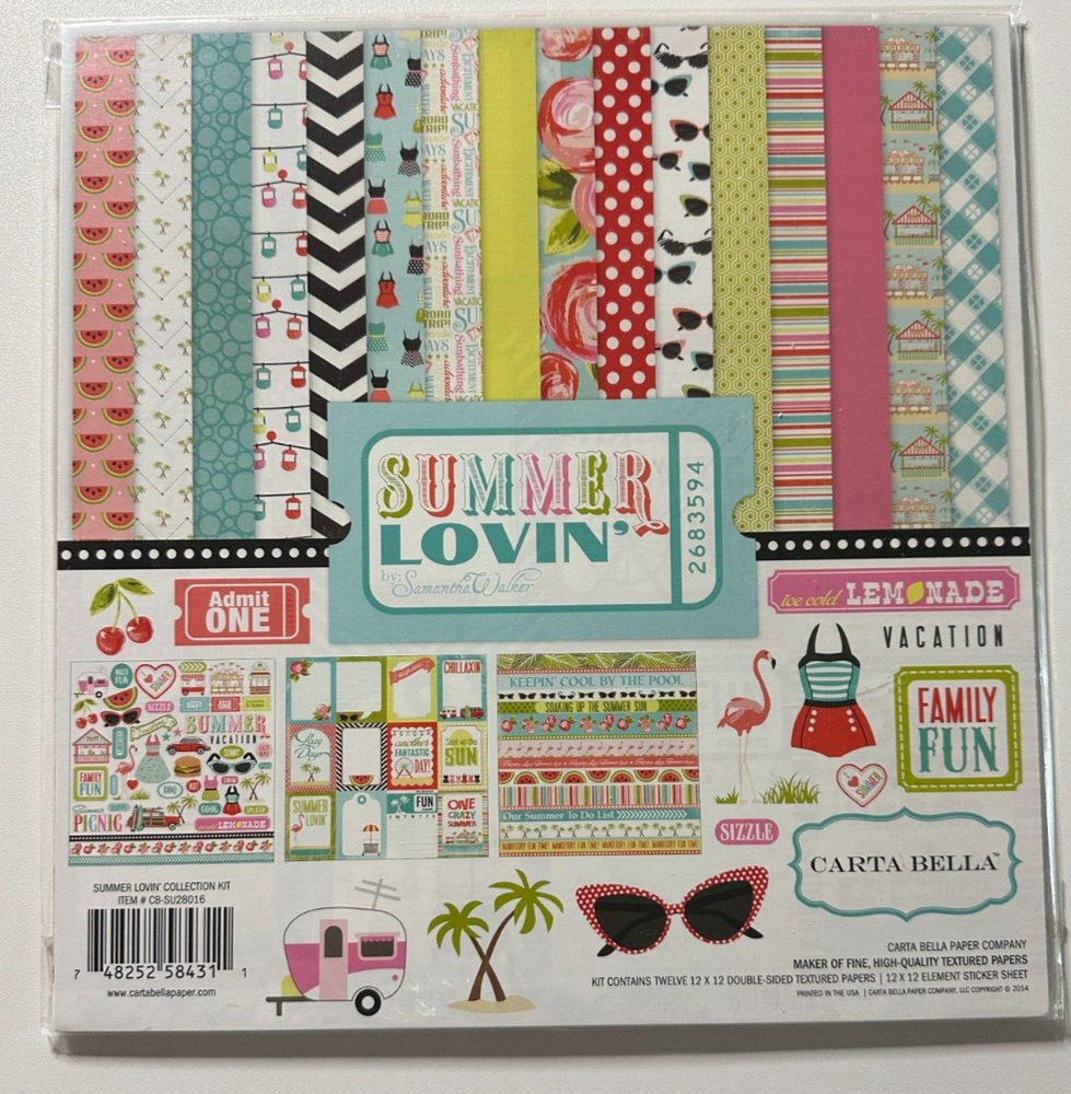 Carta Bella 12 x 12 Paper Pack-Multiple Variations Available-You Choose
