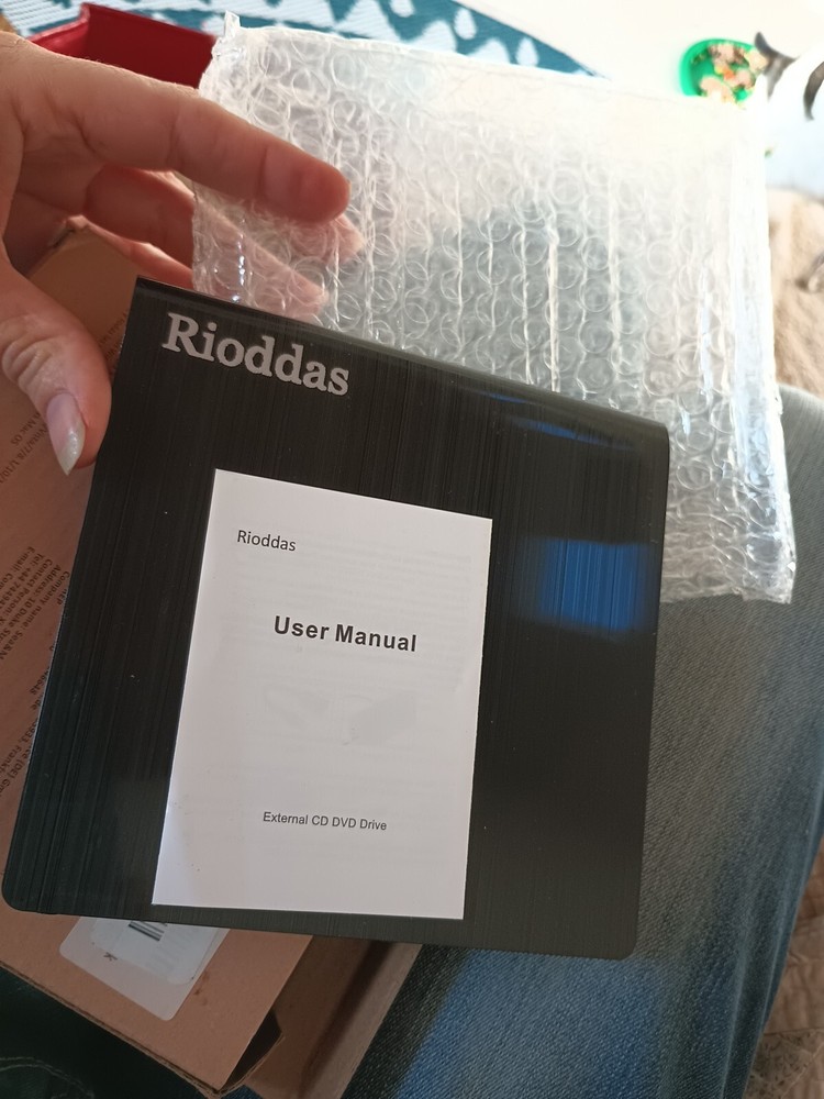 New Rioddas BT638 External DVD/CD Drive USB3.0 Pop-up Mobile