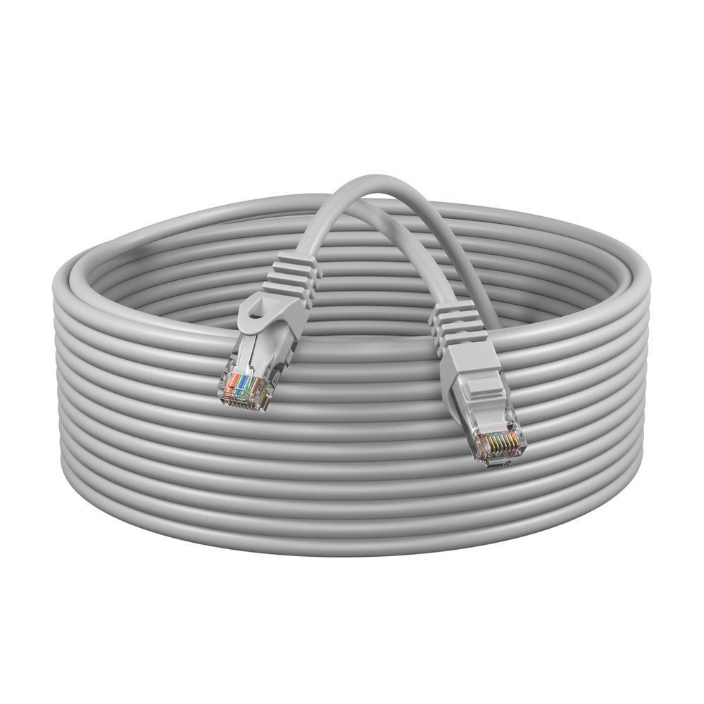 CAT6 Ethernet LAN Network RJ45 Patch Cables 1.5FT-20FT Multipack LOT, Gray