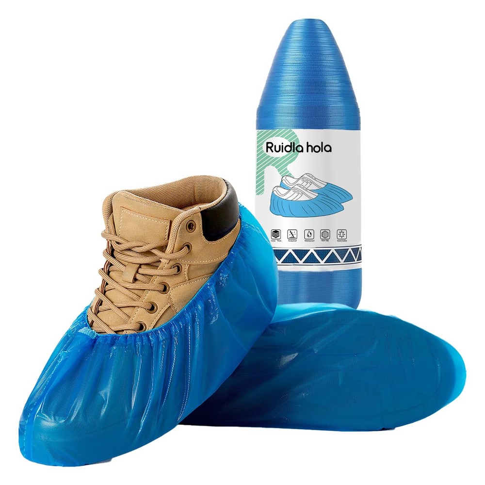 Shoe Covers Disposable Non Slip - 70‑Pack Compact Tear‑Off Roll