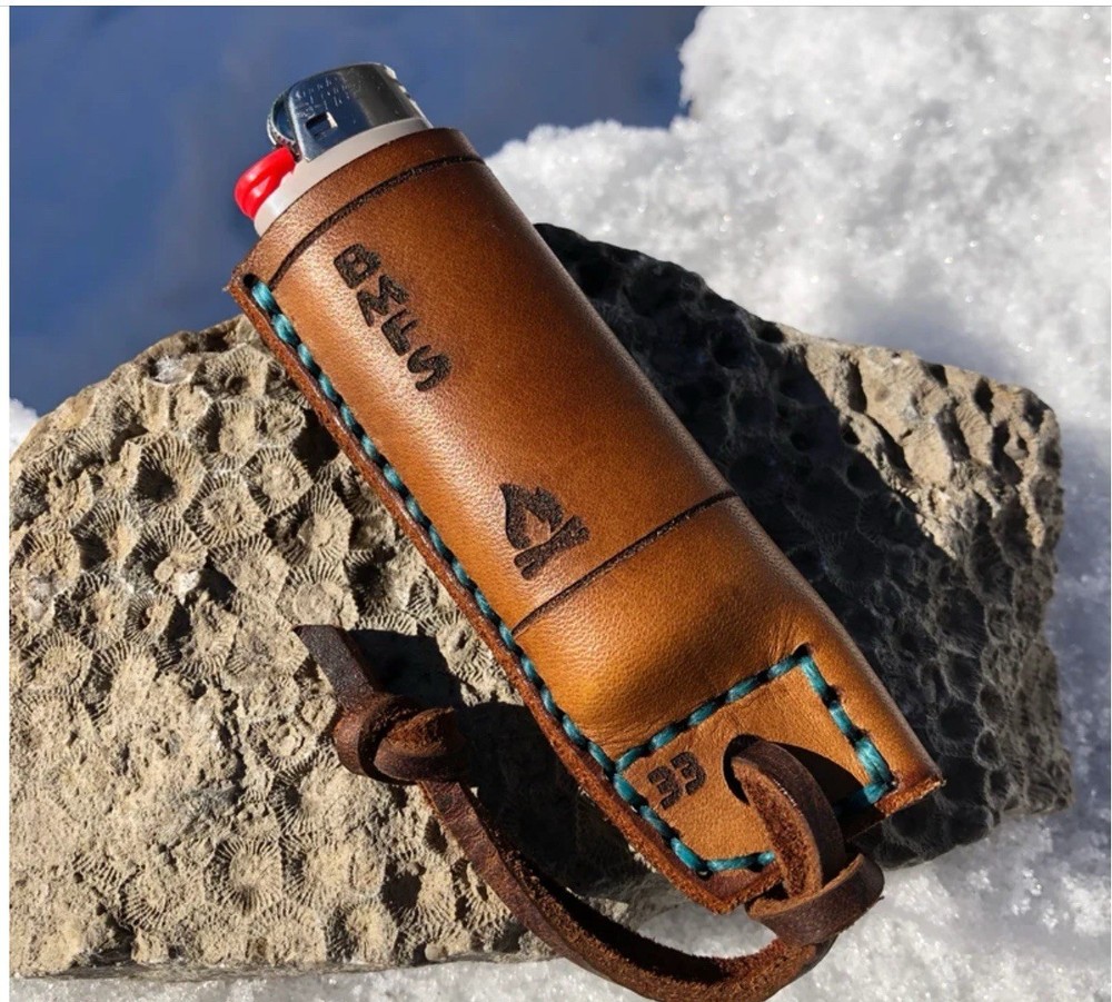 Grateful Dead Leather BMFS Billy Strings Lighter Holder