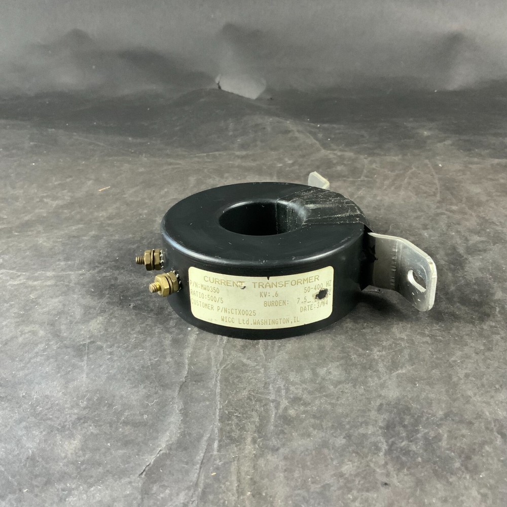 WICC MW0350 CURRENT TRANSFORMER ($20 OBO)