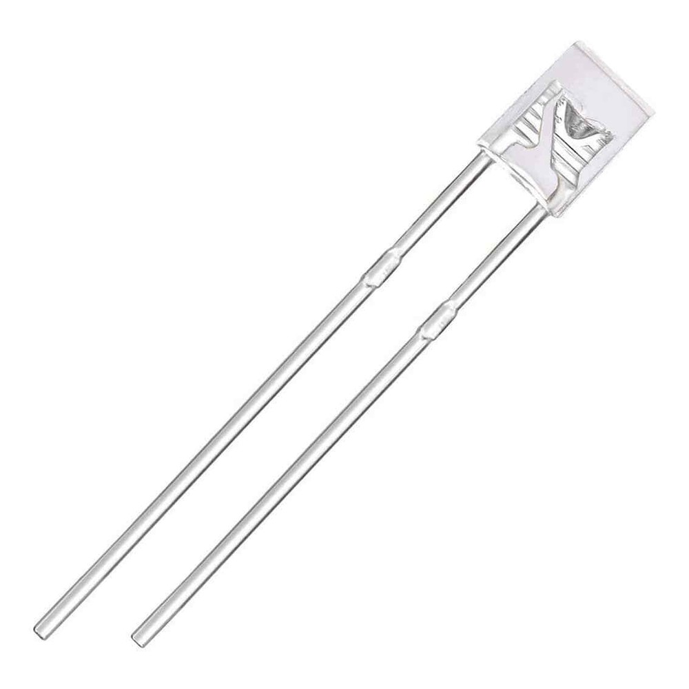 Square White Diffused Lens LED Diode - Pack of 50