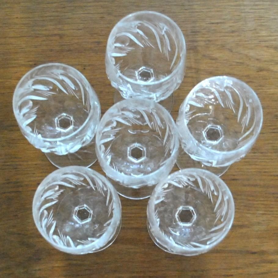 HOYA Cup Crystal Wine Glass 6 Set