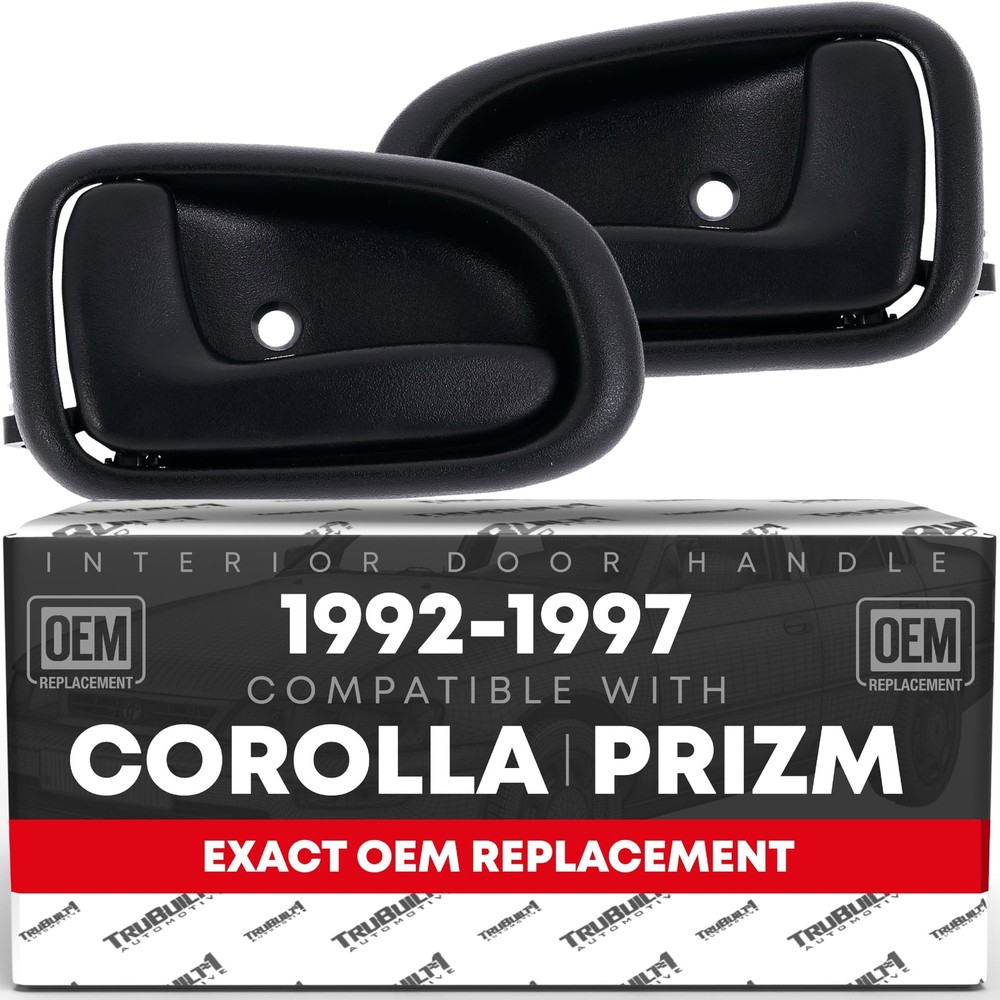 T1A Interior Front or Rear Driver and Passenger Door Handle Replacement Set -...