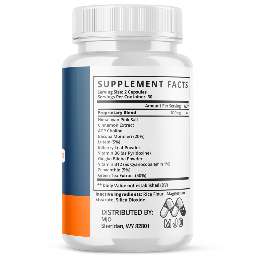 (3 Pack) Neuro Salt Advanced Brain Max Support Supplement NeuroSalt 180 Capsules