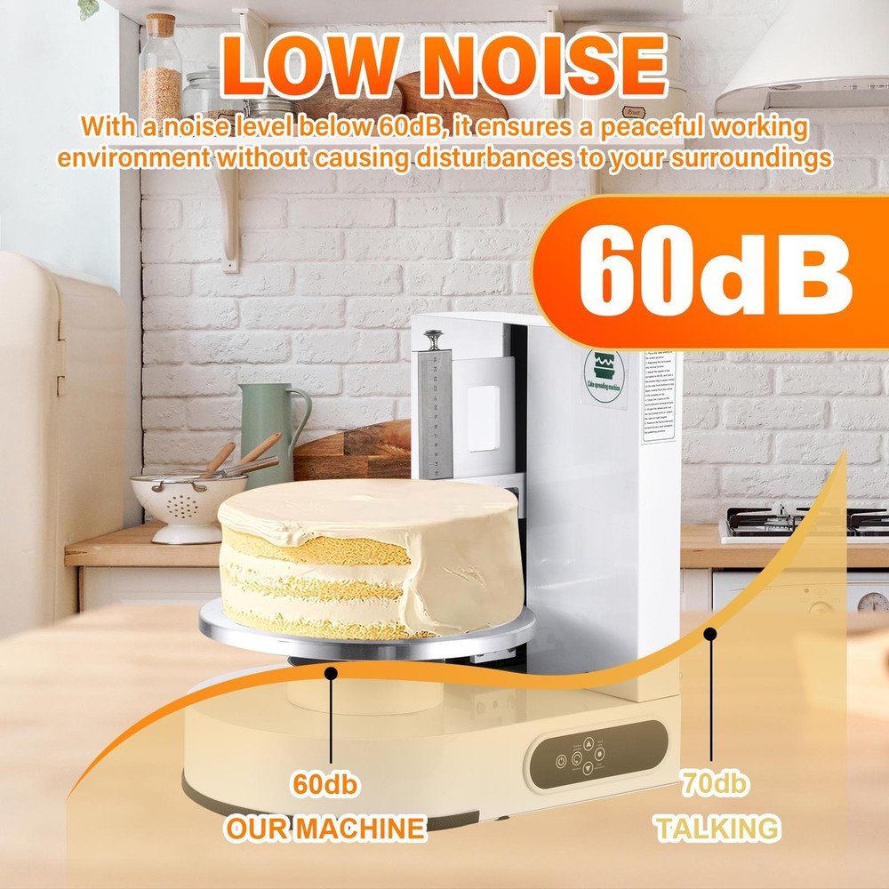 110V Cake Cream Spreading Coating Smearing Machine Automatic Cake Wiping Machine