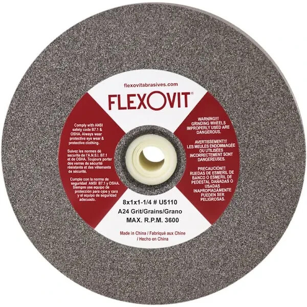 New FLEXOVITBENCH GRINDER WHEEL HIGH PERFORMANCEMfr # U5110 A 24 Coarse