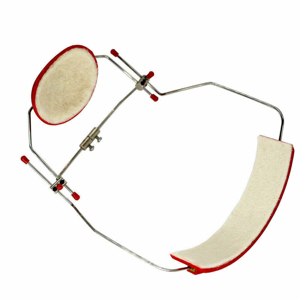 Dental Orthodontic Reverse-Pull Headgear Adjustable Steel Facemask Instrument