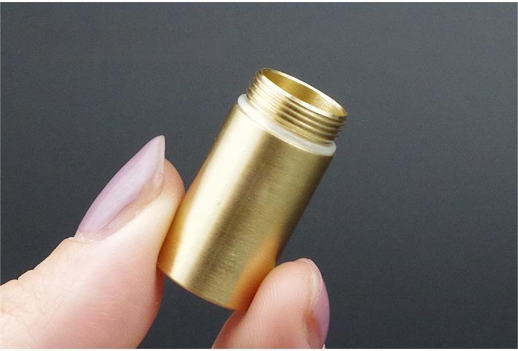 1PC Brass Pill Case Holder EDC Pill Organizer Container 2 Compartment Waterproof