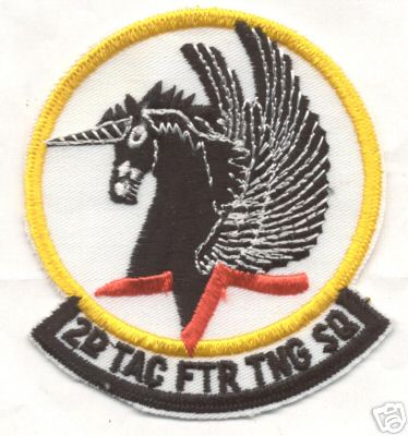 2nd  TAC FIGHTER TRAINING SQUADRON patch