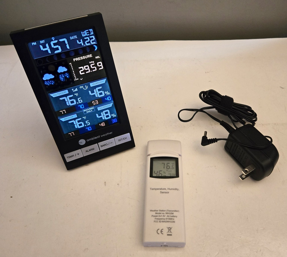 Ambient Weather WS-2801A Advanced Wireless Weather Station Forecast - Tested