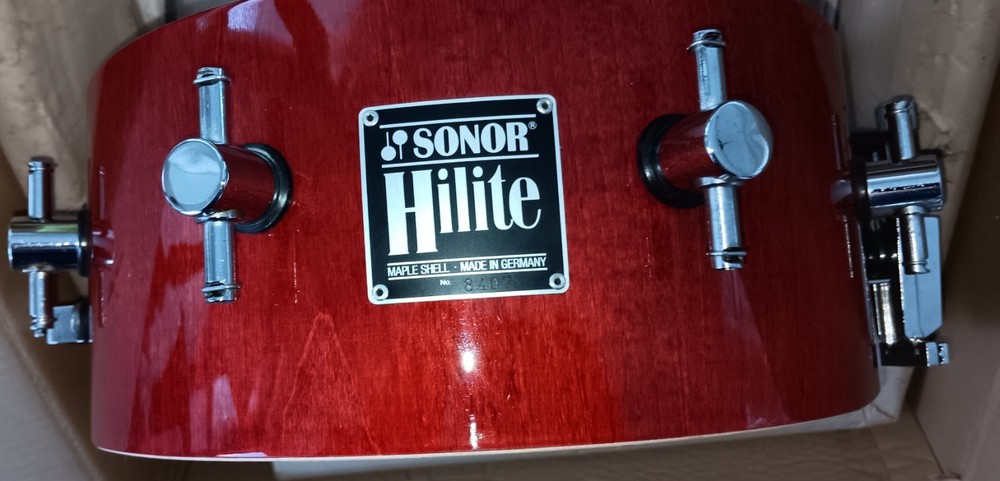 Sonor HiLite 5x12" Snare In Red Maple