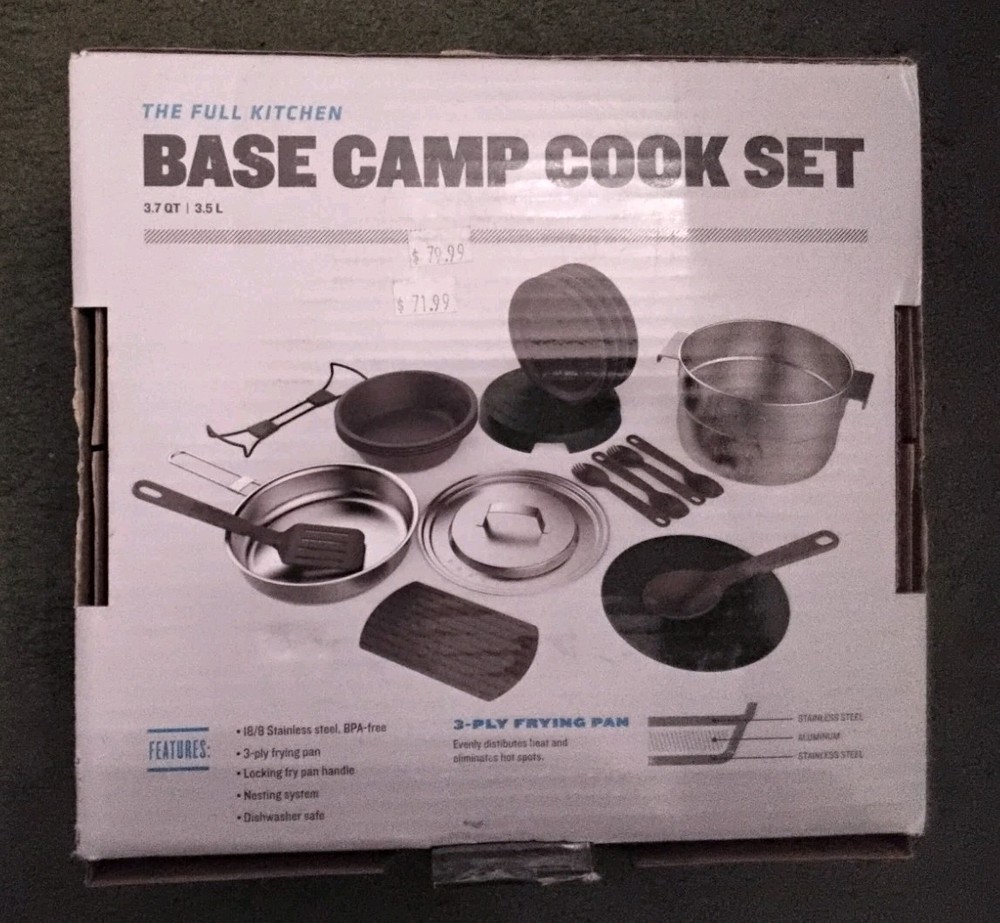 Stanley Adventure Full Kitchen Base Camp Cook Set 21 Pc Canping Travel NEW