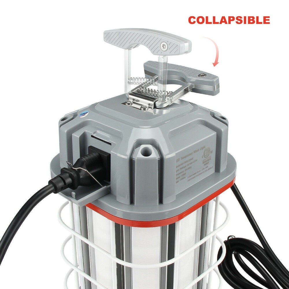 150W LED Temporary Work Light Portable Linkable Hanging Construction Light 5000K