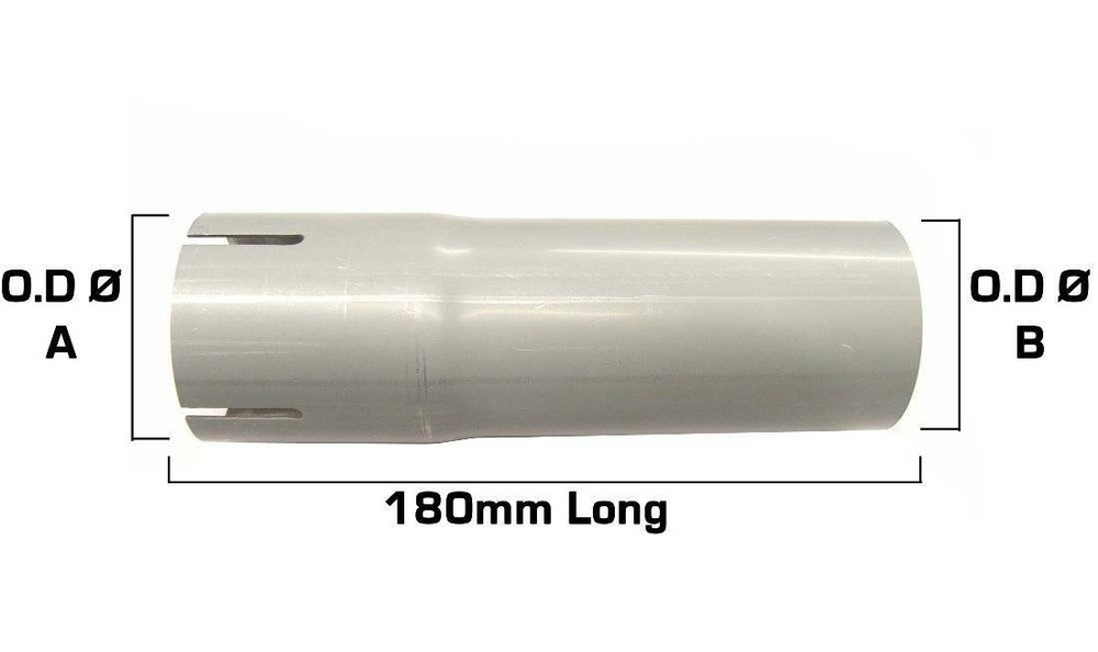 Universal Exhaust Pipe Section Connector Joiner 42mm