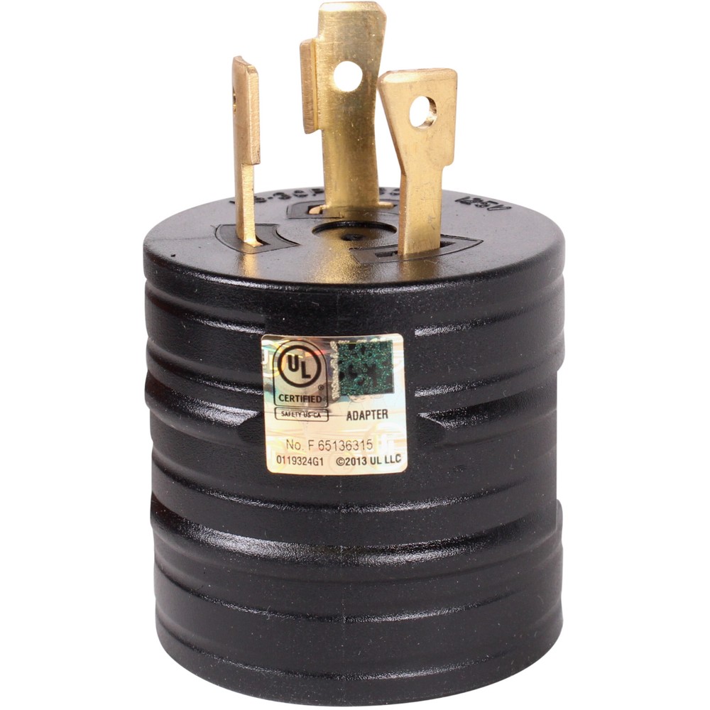 30A Generator RV Power Adapter L5-30P Male to TT-30R Female 125 Volt 30 Amp 120