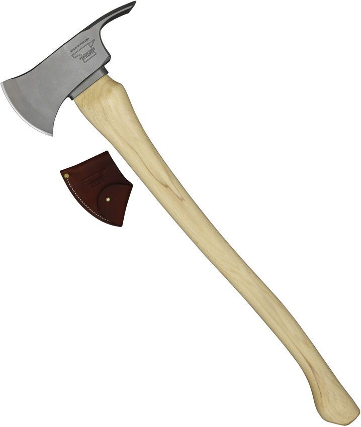 Hardcore Hammers Conservationist TR Axe  9" 4140 Alloy Steel Head Hickory Handle