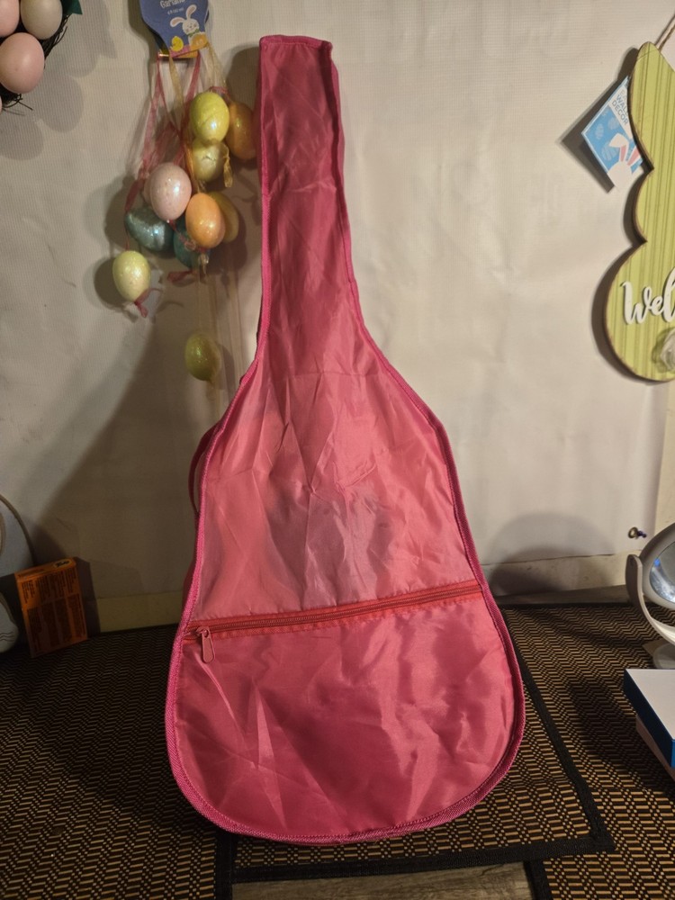 Pink Classical 6-String Standard Guitar with Gig Bag