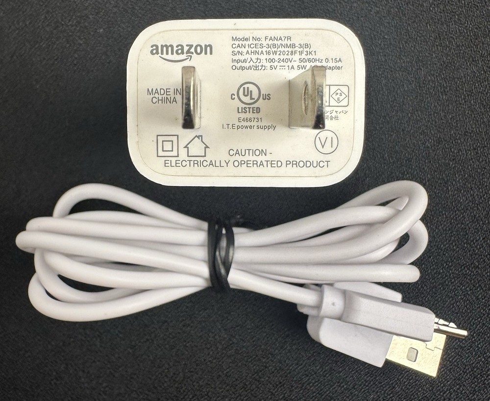 Amazon Echo Dot 2nd Gen Smart Speaker ( RS03QR ) W/ Power Adapter ( Tested )