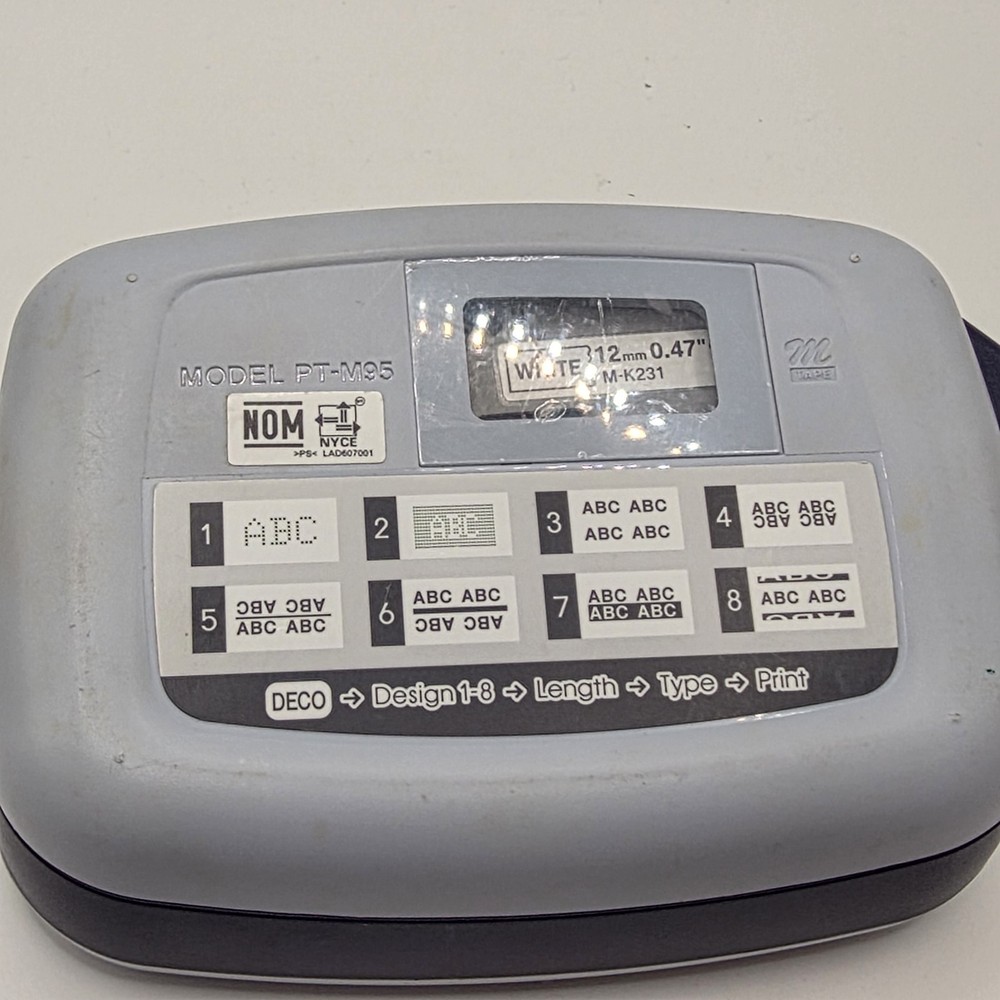 Brother P-touch PT-M95 Label Maker TESTED