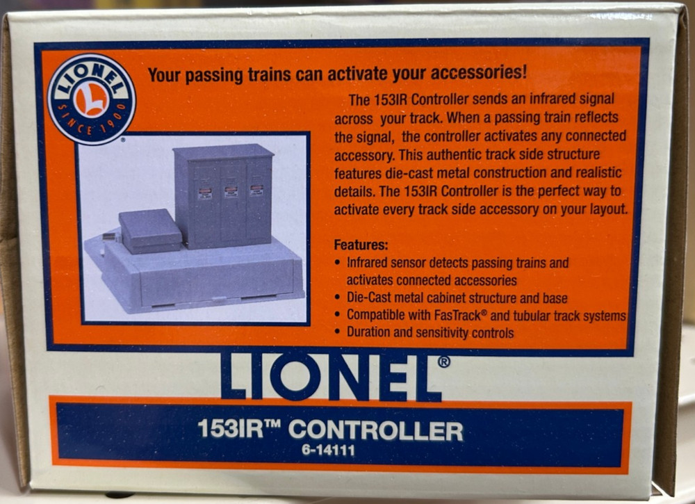Lionel 6-14111 153IR Infrared Accessory Controller NEW