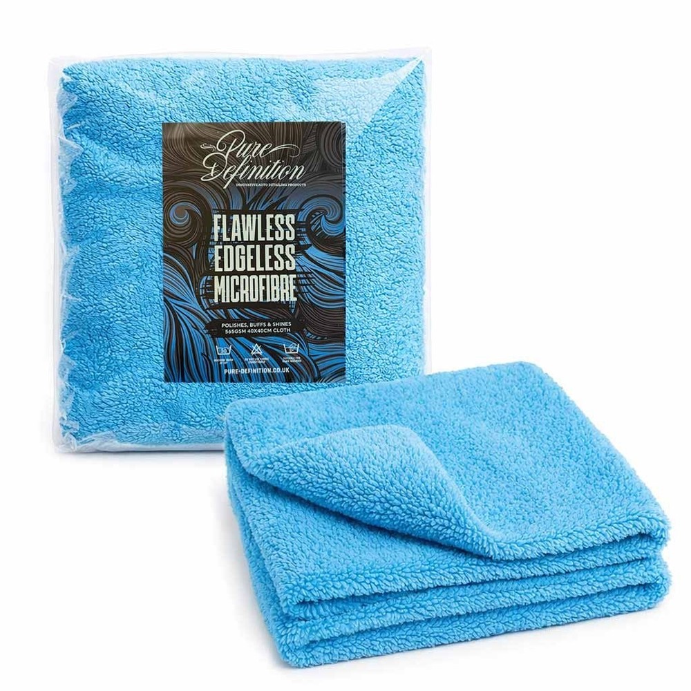 Edgeless Microfibre Cloths 4 Pack Plush Microfiber Car Detailing Pure Definition