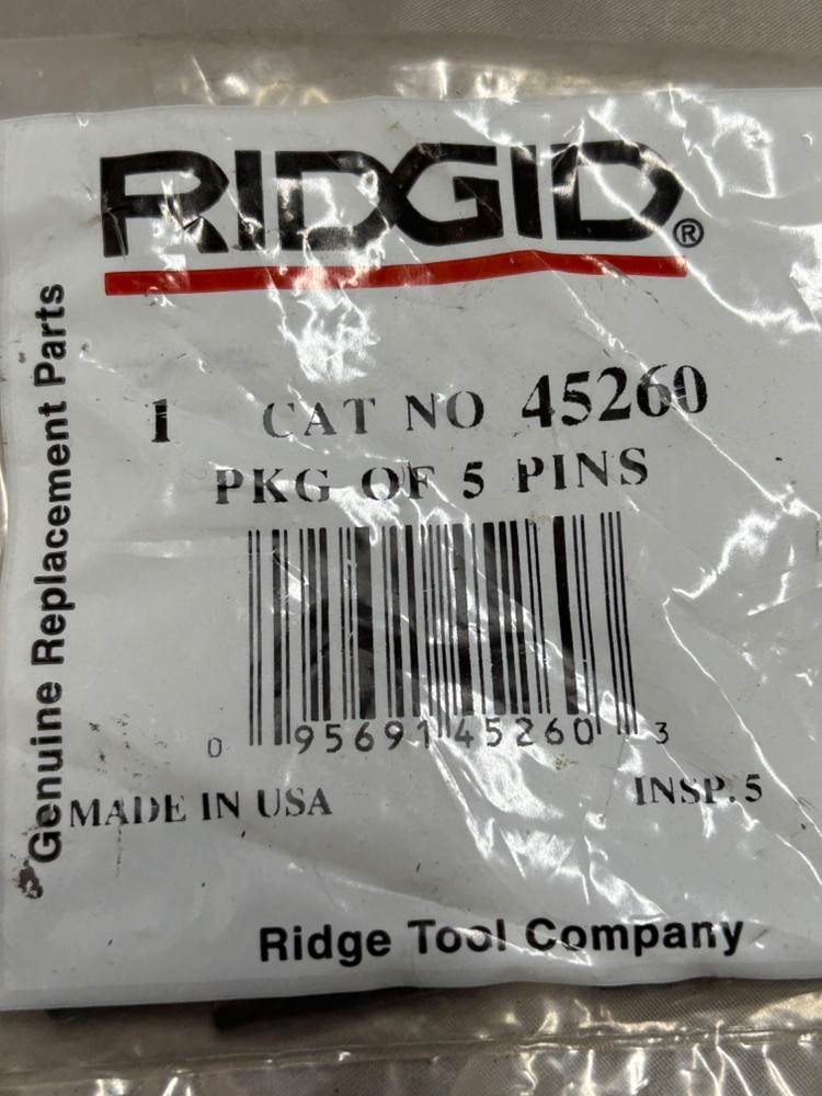 5-PACK RIDGID 45260 STEP PINS