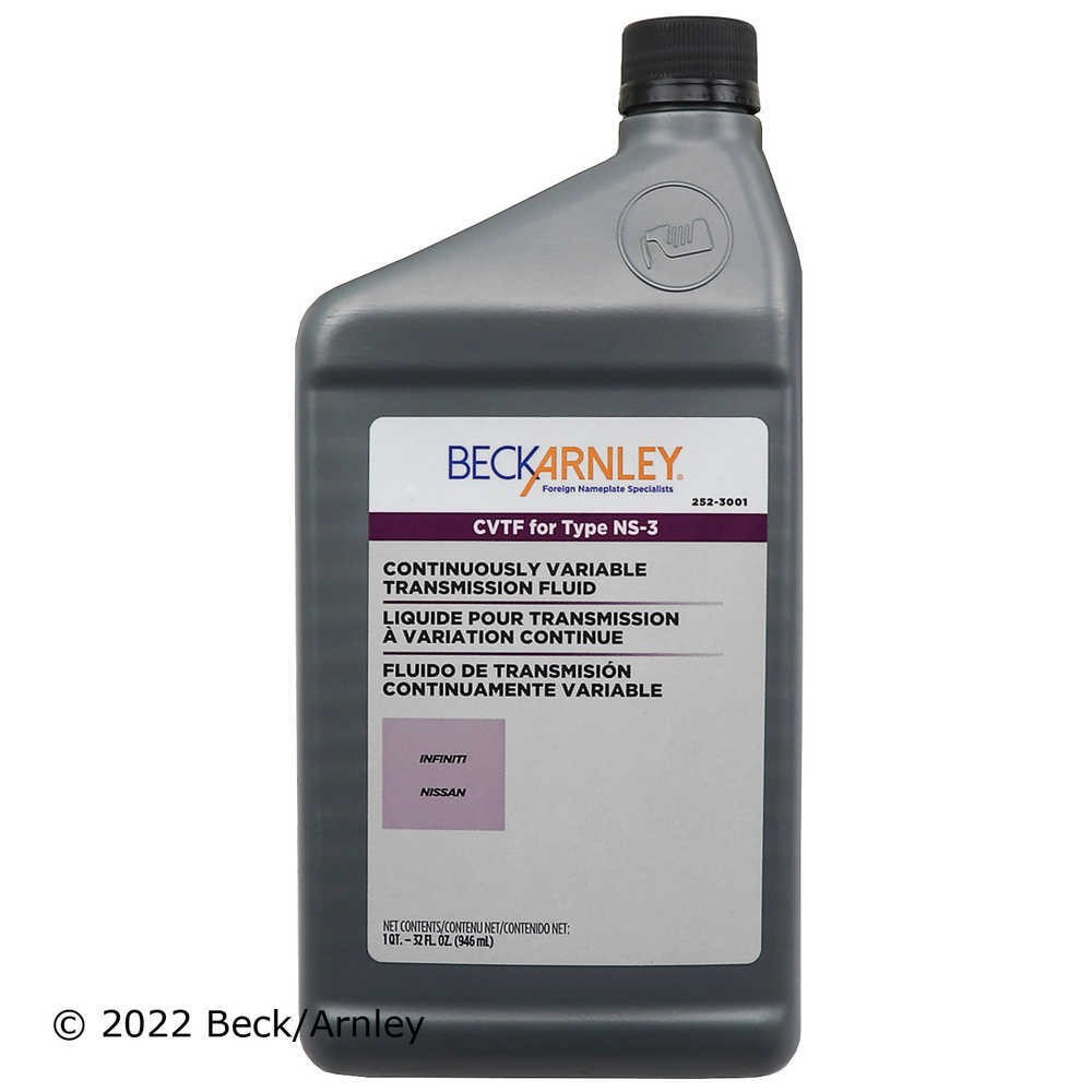 Automatic Continuously Variable Transmission (CVT) Fluid-Fluid Beck/Arnley