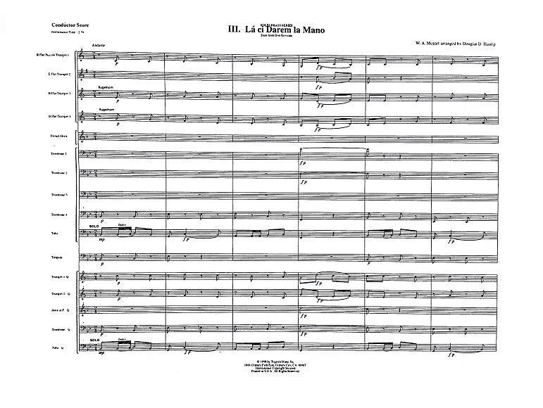 Brass Quintet, Opera is Long Music Bundle #6