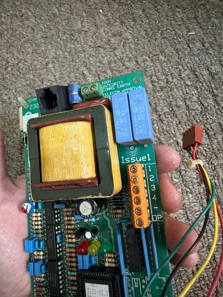 MCM electronics T232-v2.3 security panel 90's Vintage PCB