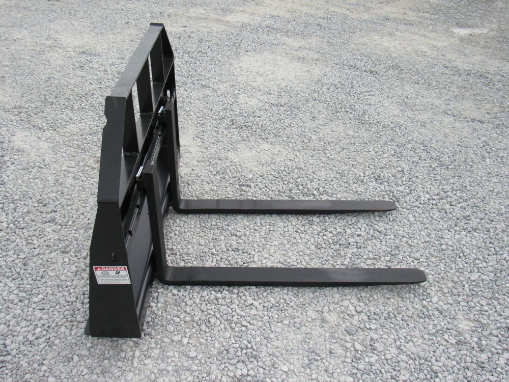 42" Long Compact Tractor Pallet Forks Attachment Fits Skid Steer Quick Attach