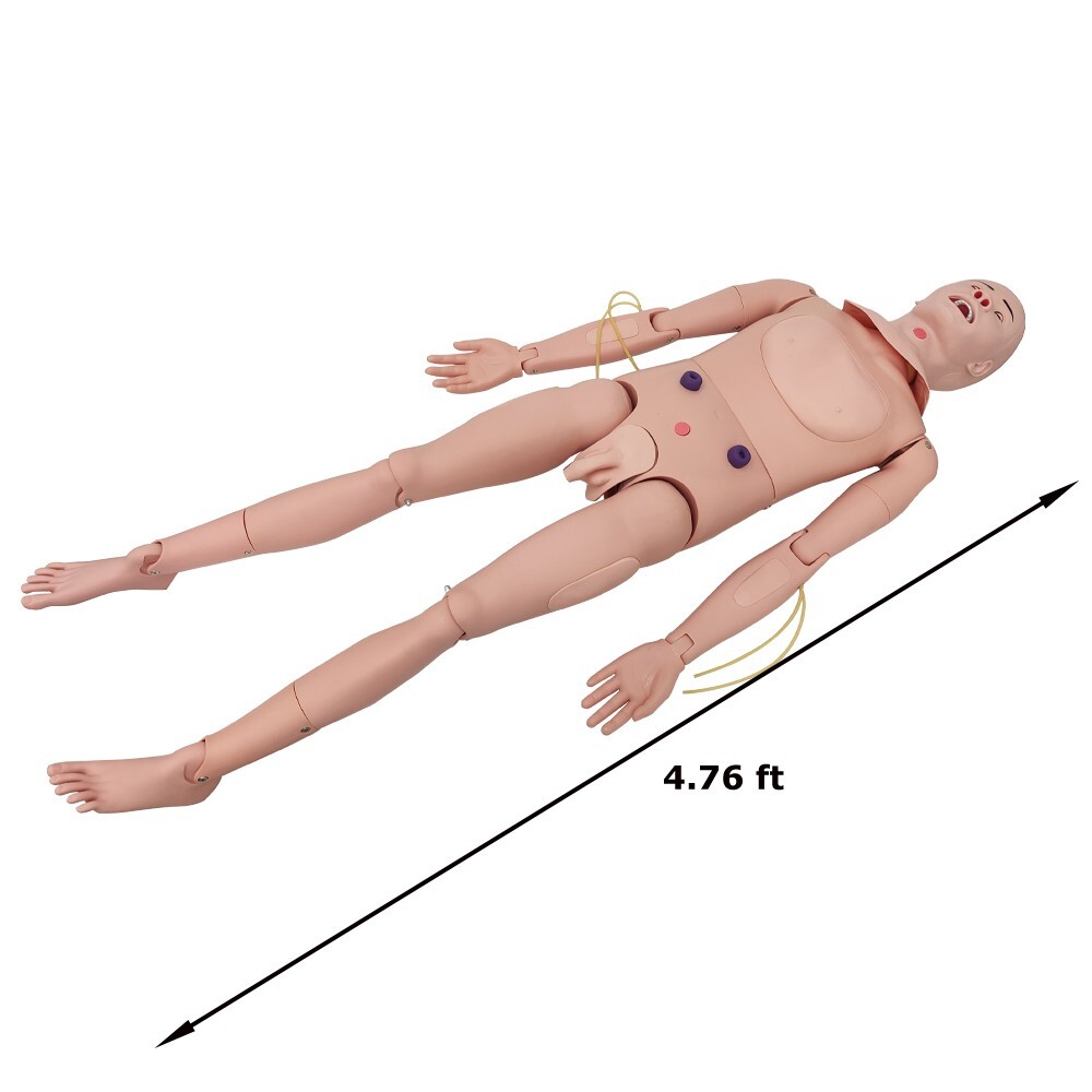 Multi Functional Trauma Care Manikin Nursing Manikin Training 24 Wound Modules