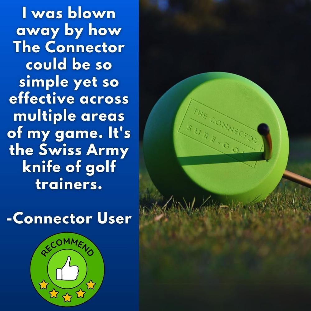 The Connector Golf Training Aid - Simple and Effective Training Tool Designed to
