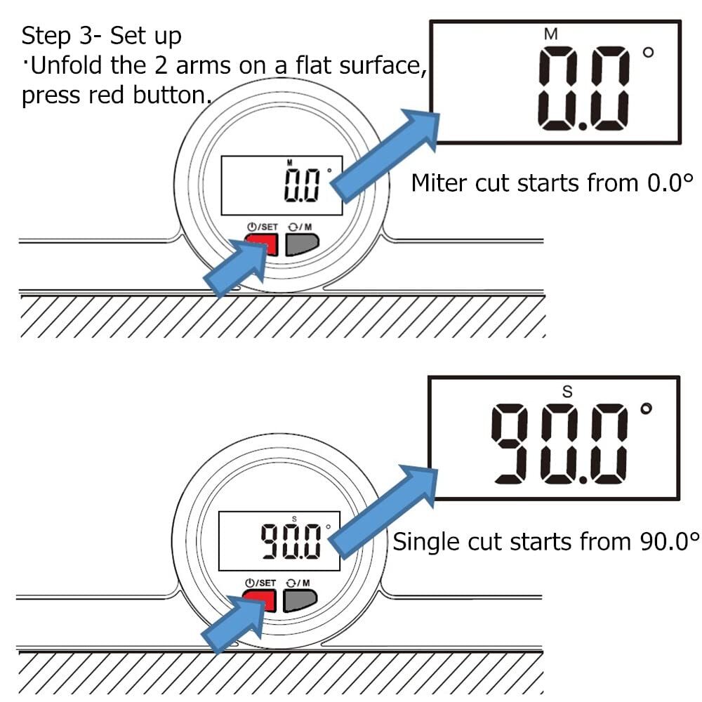 Digital Miter Saw Protractor