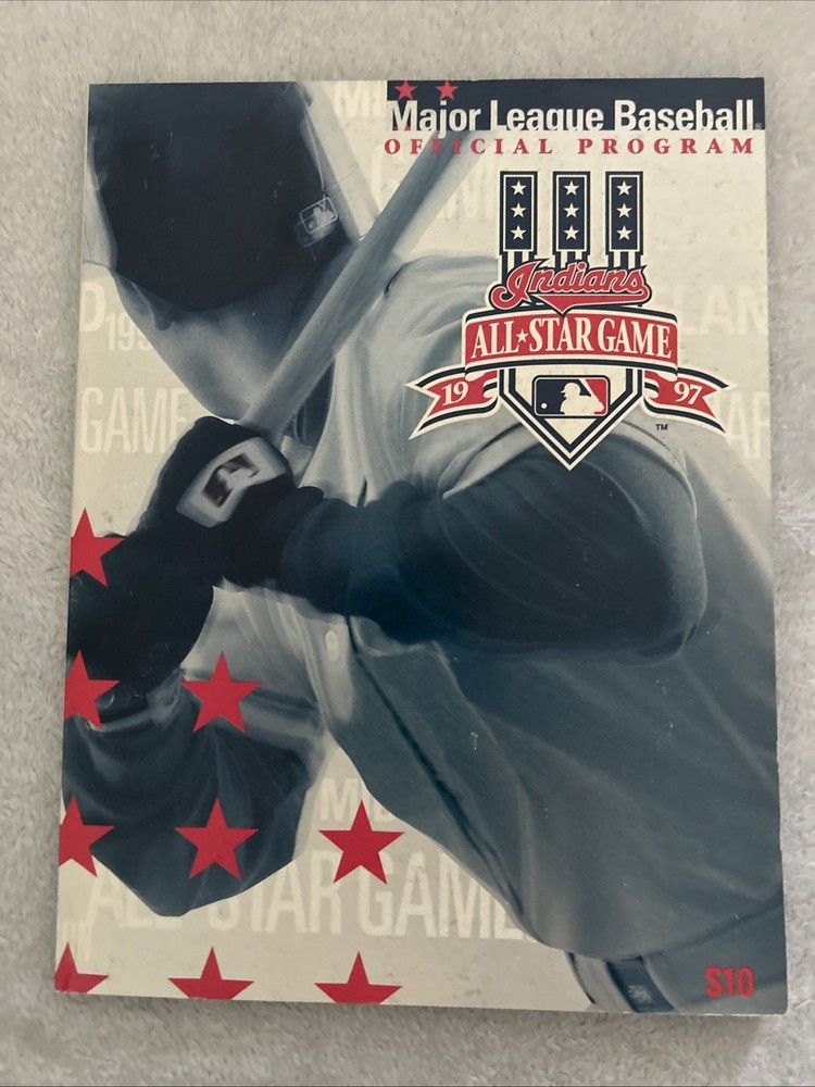 Nice 1997 All Star Game Program Cleveland Indians Excellent